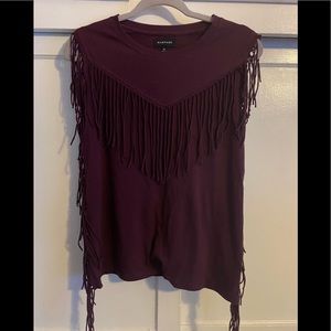 Woman’s Burgundy blouse